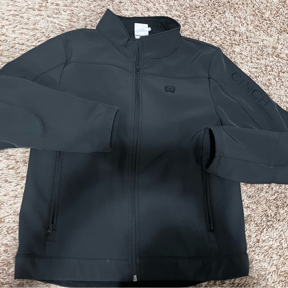 Cinch Charcoal Softshell Jacket Youth XL